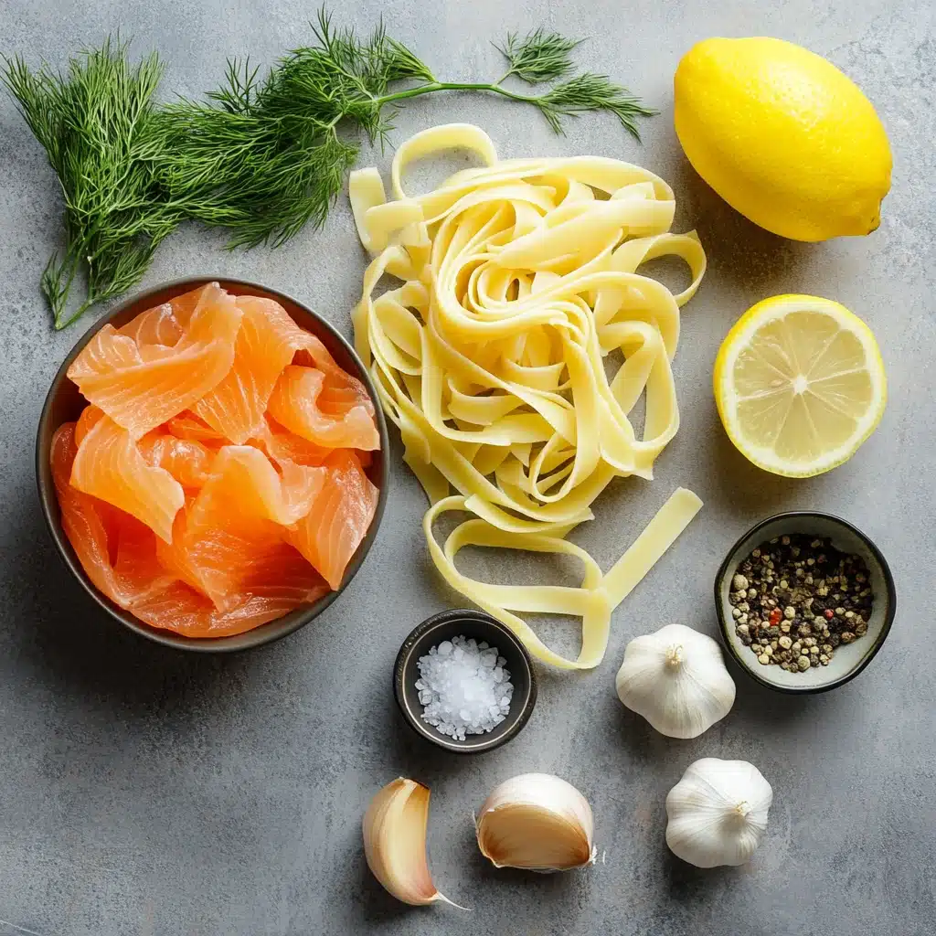 tagliatelles saumon fumé